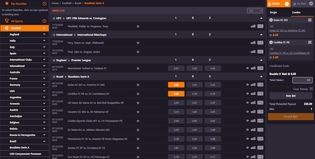 Bodog bonus de boas vindas